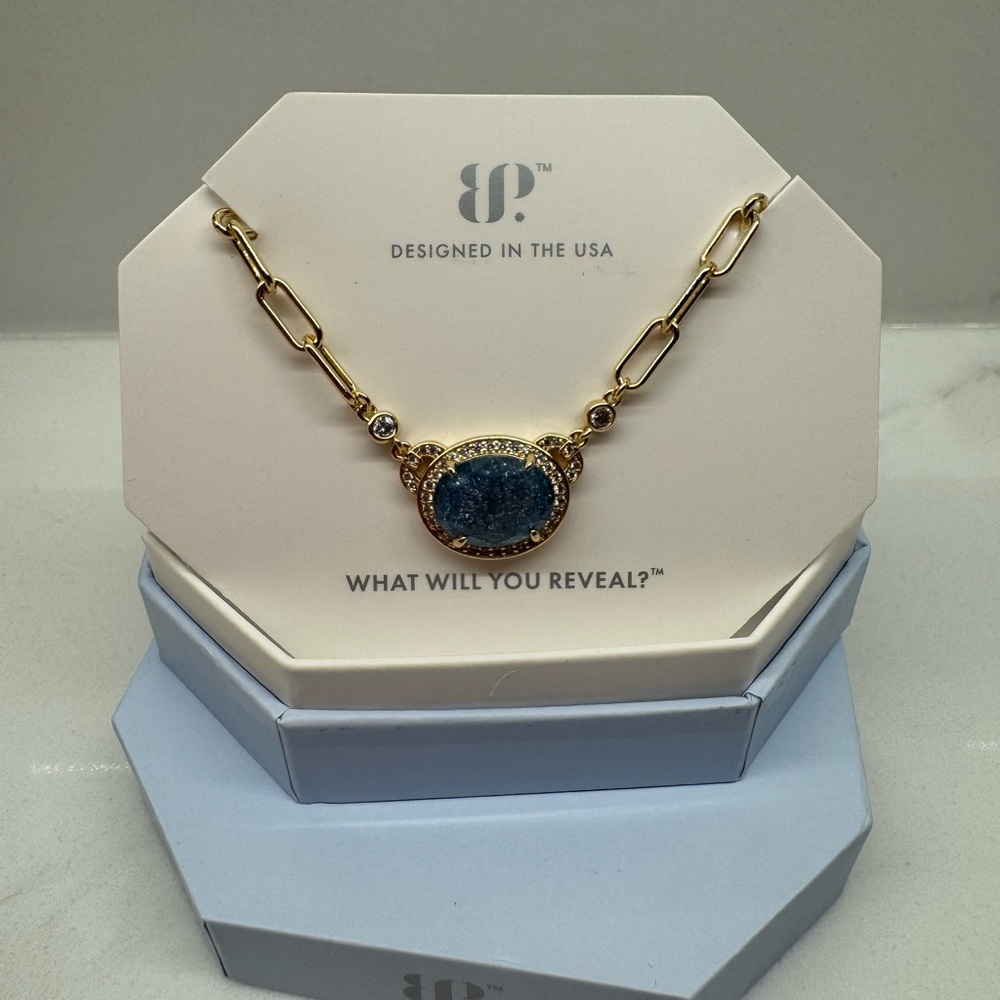 Elegant Gold and Blue Bracelet by BP